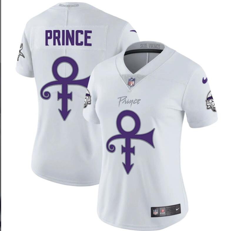 Women Minnesota Vikings blank Limited 2024 NFL Nike white jerseys